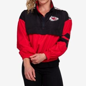 Kansas City Chiefs Windbreaker Womens Winning Play Windbreaker